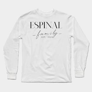 Espinal Family EST. 2020, Surname, Espinal Long Sleeve T-Shirt